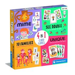 Galda spēle Clementoni 4IN1 CARD GAME 50831