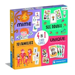Lauamängude komplekt Clementoni 4IN1 CARD GAME 50831