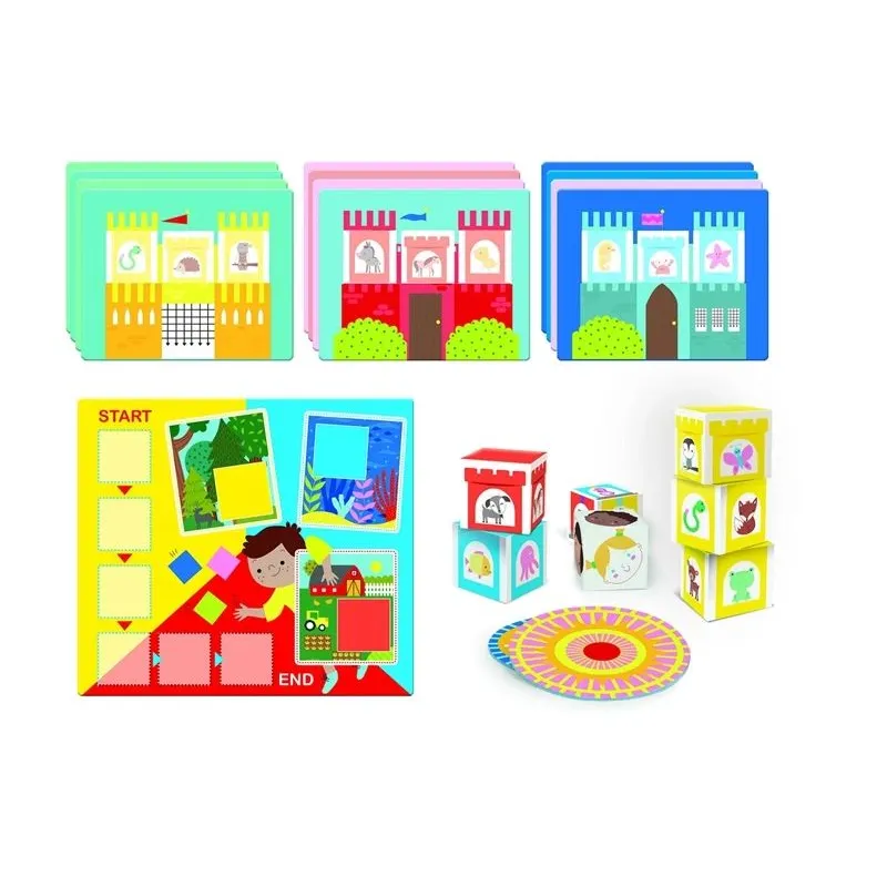 Žaisl kubų bokštas montessory 50934