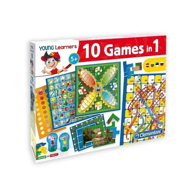 Galda spēle Clementoni Young Learners 10 Games in 1 60482