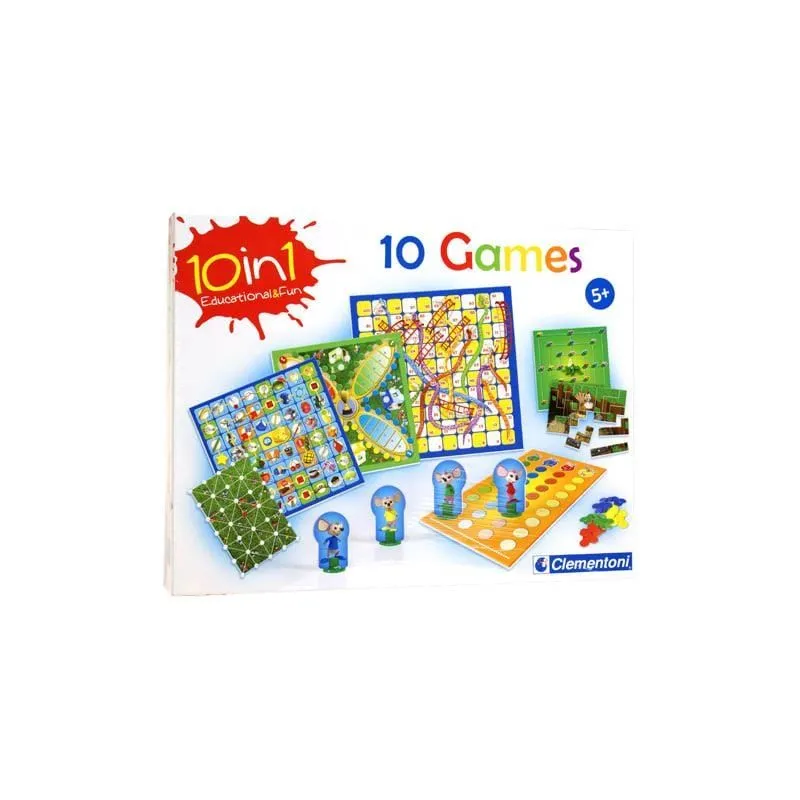 Galda spēle Clementoni Young Learners 10 Games in 1 60482