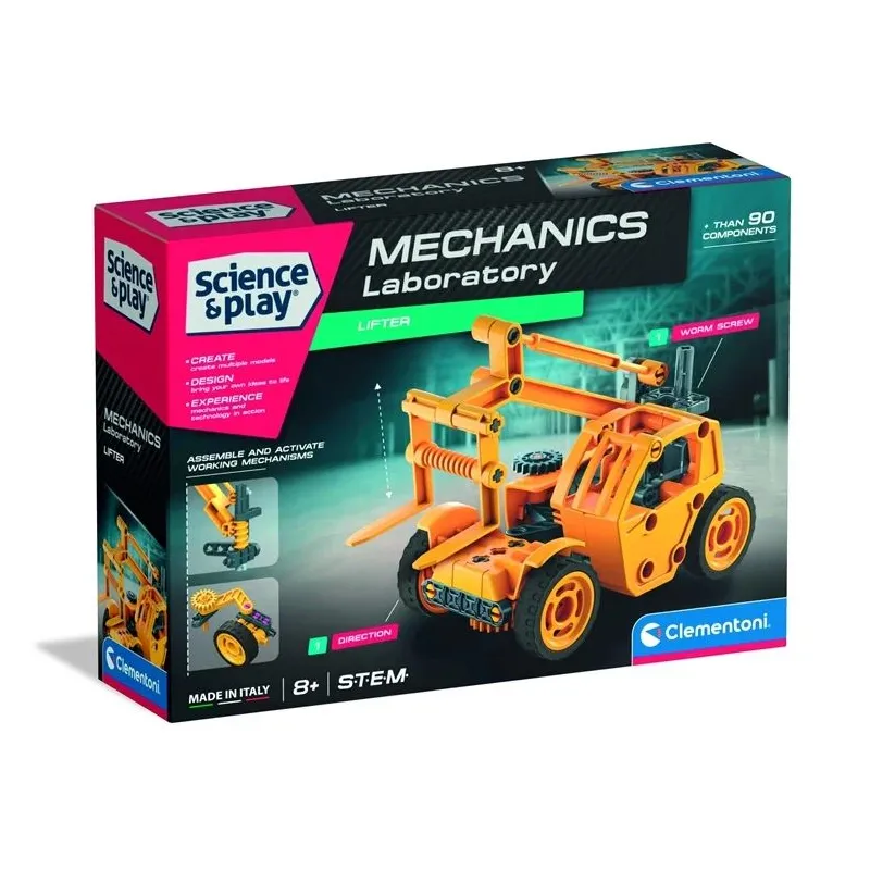 Radošais komplekts Clementoni Science & Play Mechanical Lab