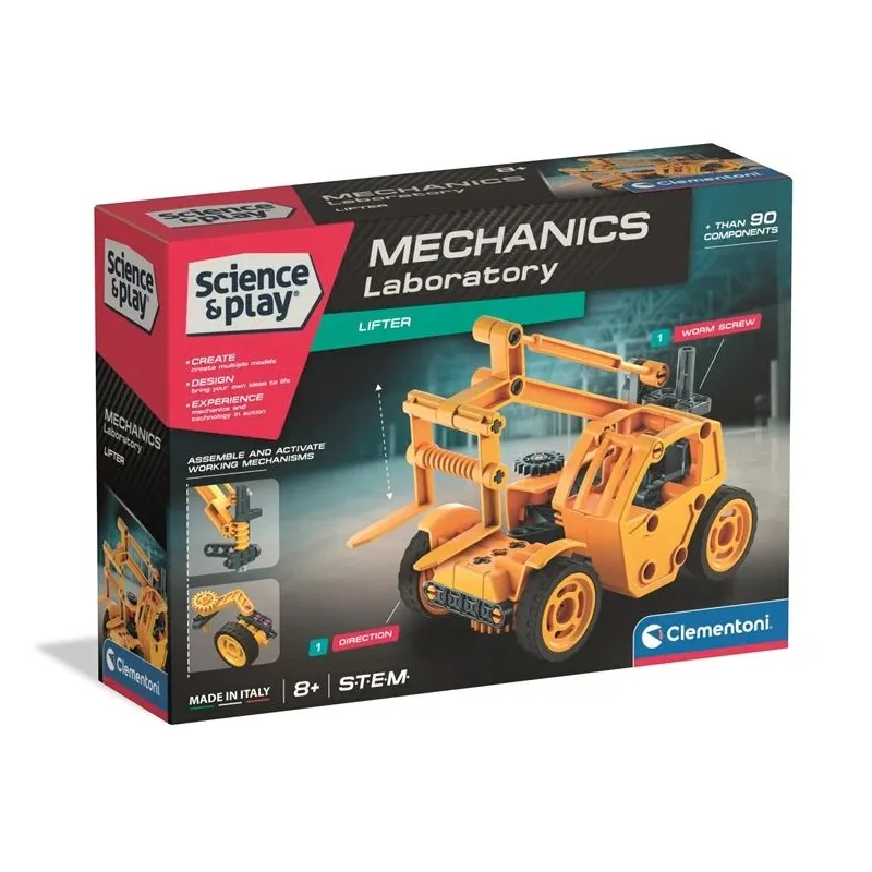 Radošais komplekts Clementoni Science & Play Mechanical Lab