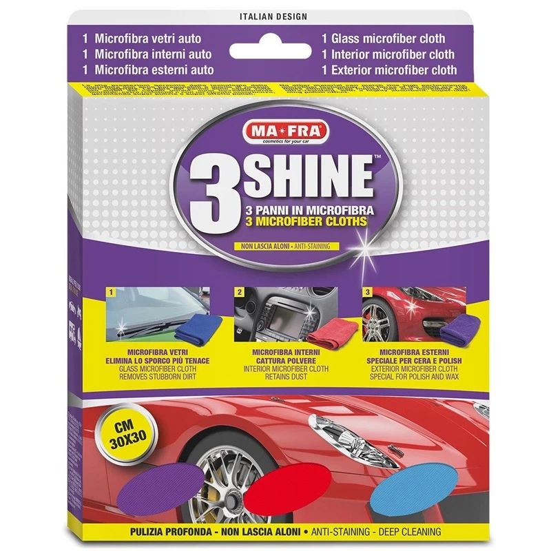 Šluostės automobiliui valyti Ma-Fra 0309. 3 vnt.