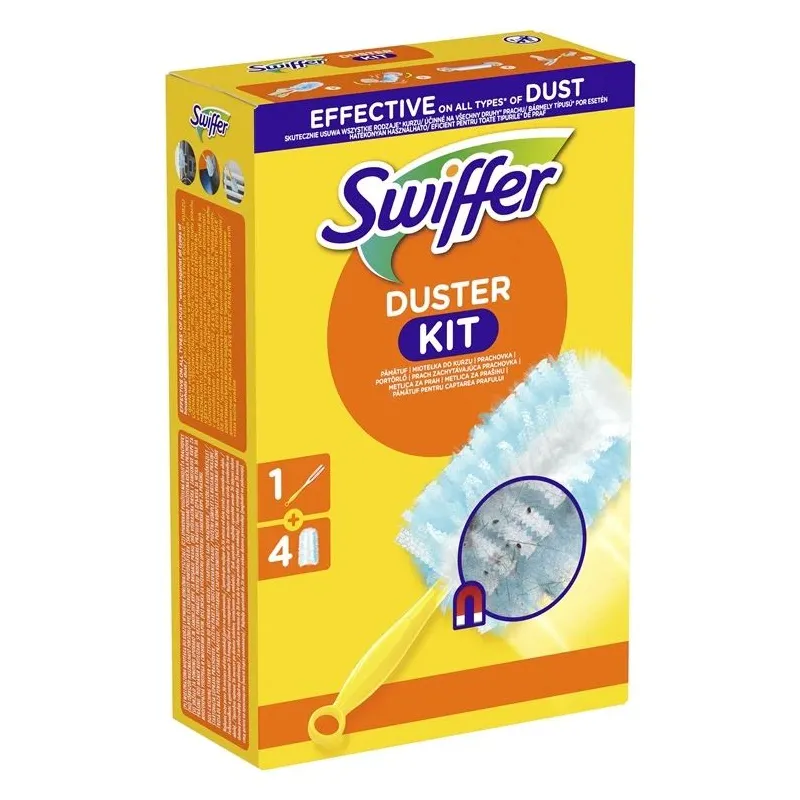 Putekļus slaucīšanai radiatori-leņķi-žalūzijas Swiffer Trap+Lock, plastmasa-šķiedras