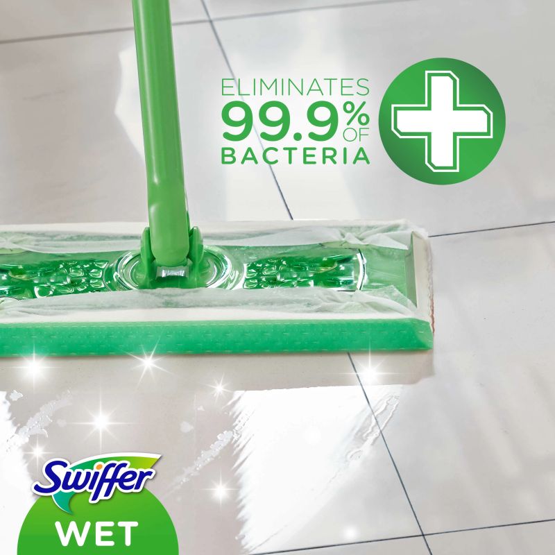 Swiffer Sweeper Mitrās Salvetes. 10 gab