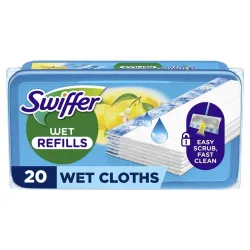 Swiffer Sweeper Moist Grindų Šluostės, 20 vnt