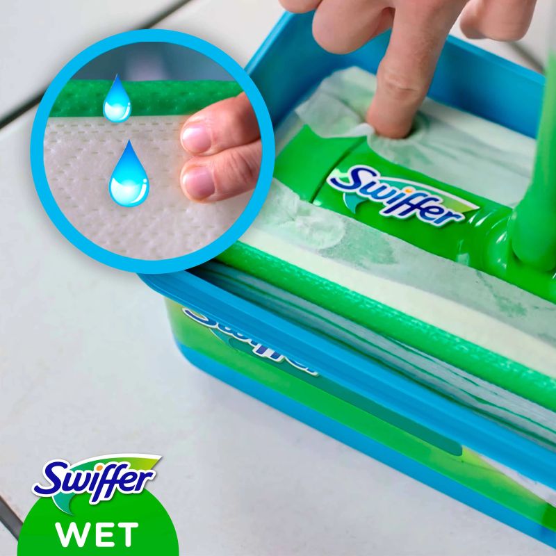 Swiffer Sweeper Mitrās Salvetes. 20 gab