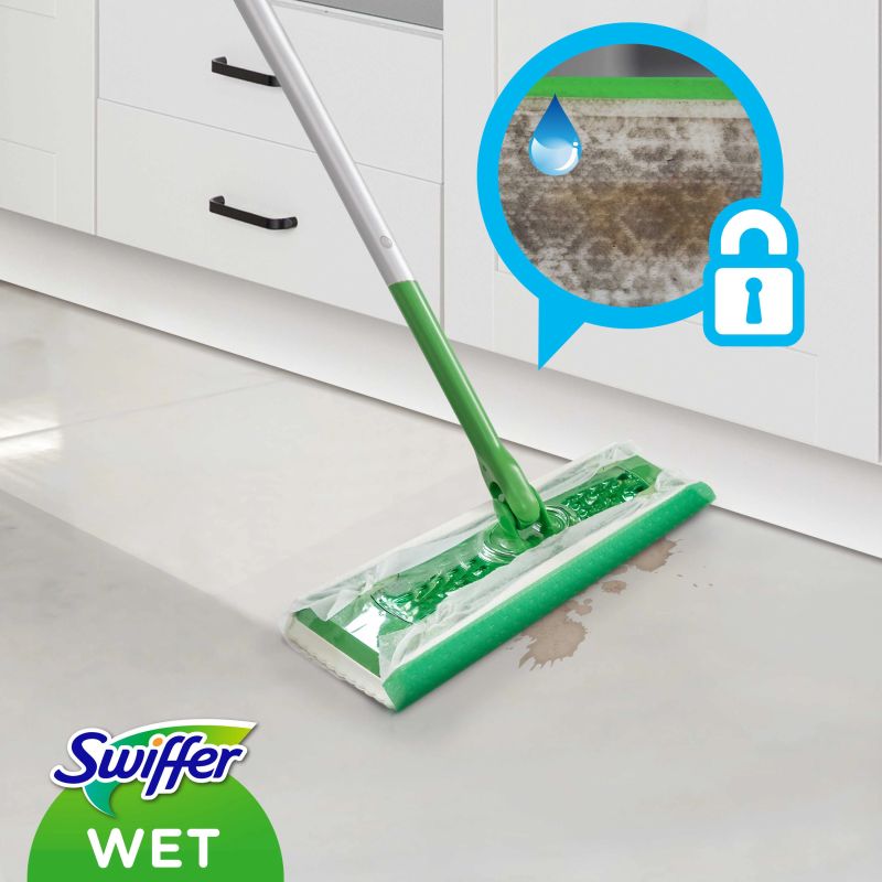 Swiffer Sweeper Mitrās Salvetes. 20 gab
