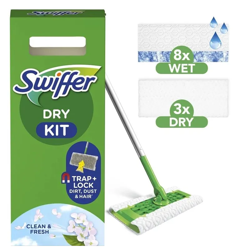 Swiffer Sweeper Starter Kit XXL, 11 Grīdas Lupatas ,Sausas 8 gab + Mitras 3 gab,