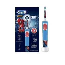 Elektrinis dantų šepetėlis Oral-B D103.413.2K Vitality PRO Kids, mėlyna sp.-raudona sp.