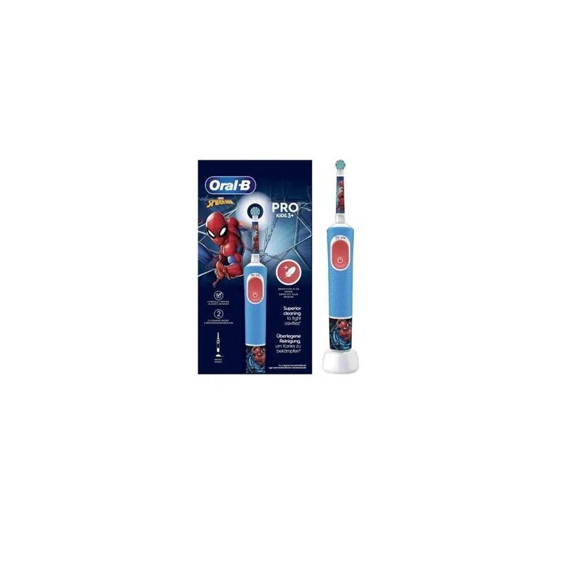 Elektriskā zobu birste Oral-B D103.413.2K Vitality PRO Kids, zila krās.-sarkana krās.
