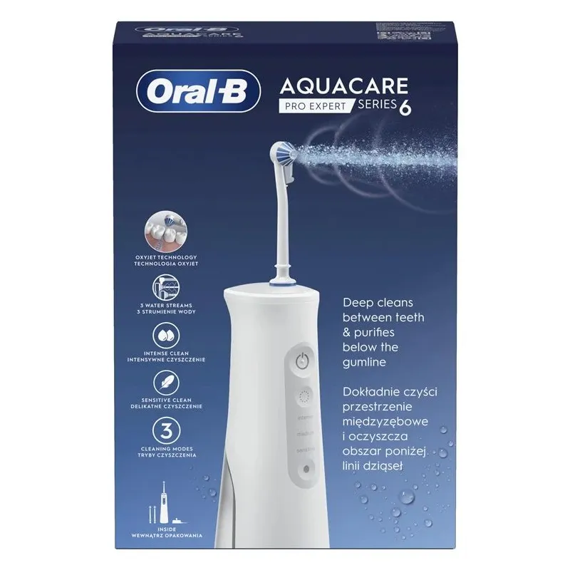 Irrigaator Oral-B AquaCare 6 PRO EXPERT, valge v.