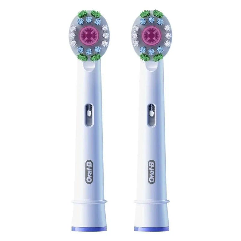 Elektriskās zobu birstes galviņa Oral-B EB18-2 3D White Pro, 2 gab.