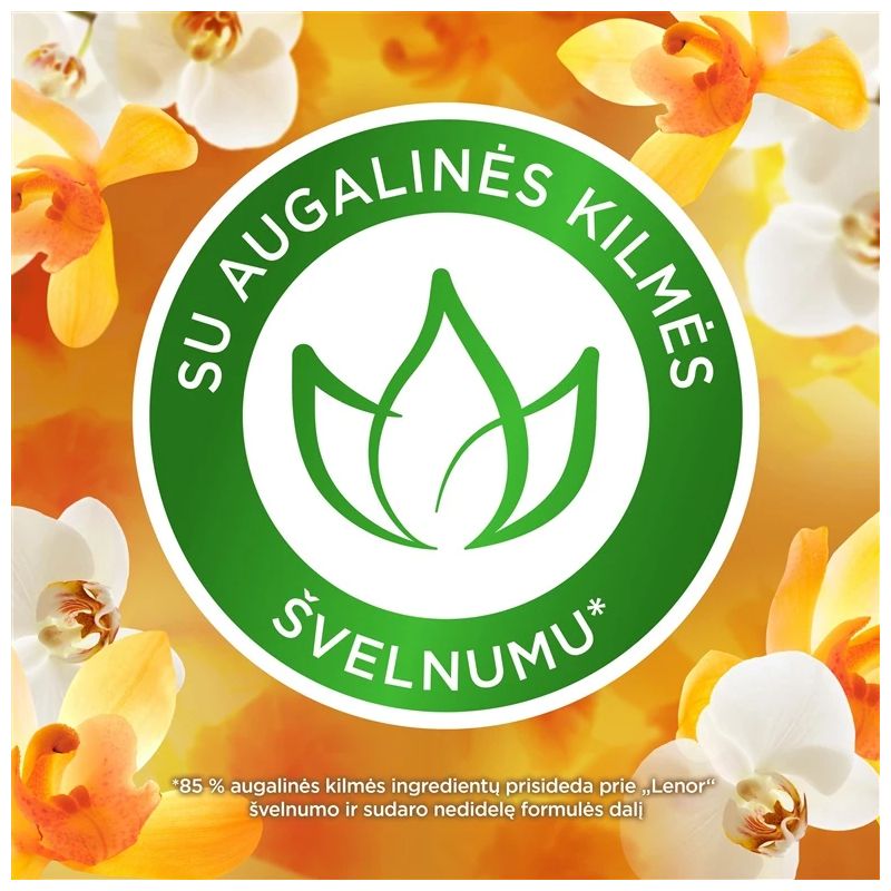 Veļas mīkstinātājs Lenor orchid & amber. šķidrums. 1.2 l