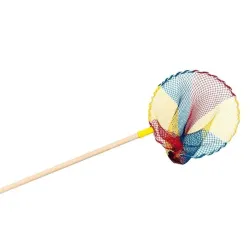 Сачок для бабочек Giobas, 10 см x 26 см, многоцветный