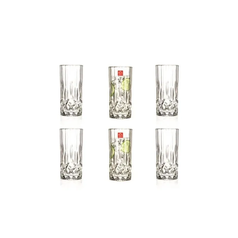 Glāžu komplekts RCR Opera, kristāls, 0.35 l, 6 gab.