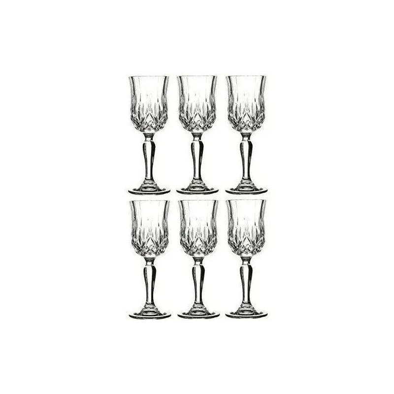 Liķiera glāžu komplekts RCR, stikls, 0.06 l, 6 gab.
