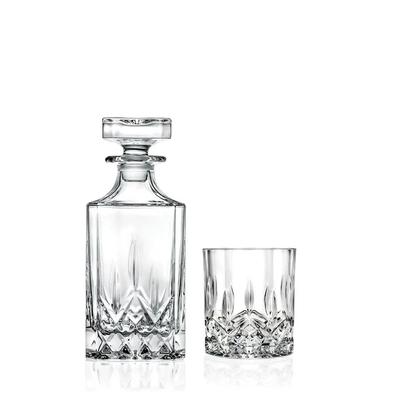 Glāžu un grafīna komplekts RCR Opera, kristāls, 0.75 l, 7 gab.