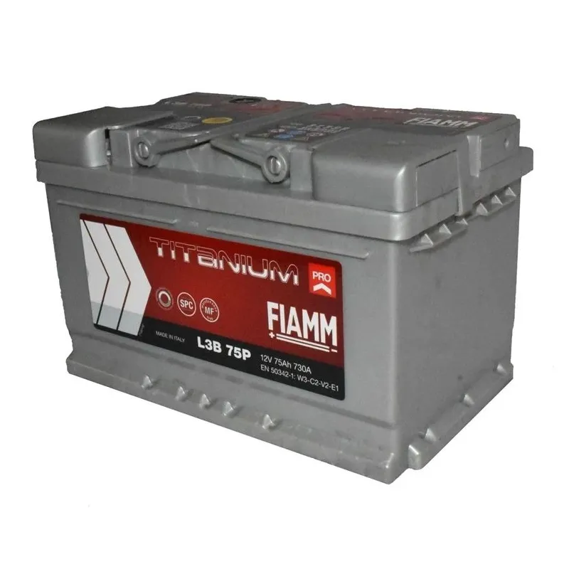Aku Fiamm Titanium Pro L3B 75P, 12 V, 75 Ah, 730 A