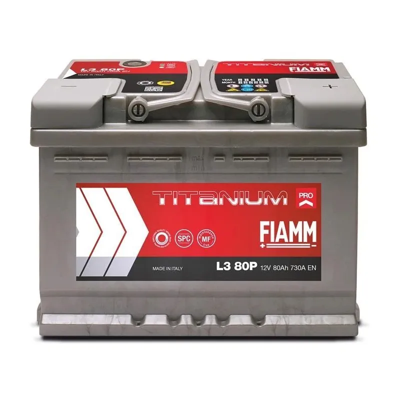 Akumulators Fiamm L3 80P, 12 V, 80 Ah, 730 A