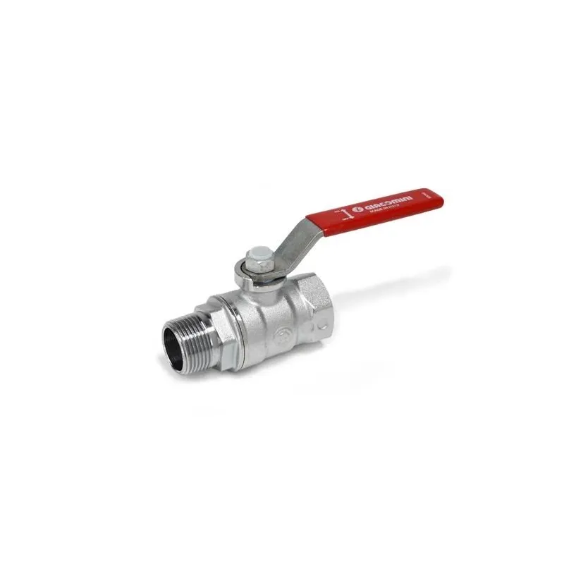 Ventilis Giacomini R254DL, taisns, ūdens patēriņa regulēšanai, 1-2 collas – ārējā vītne, 1-2 collas – iekšējā vītne