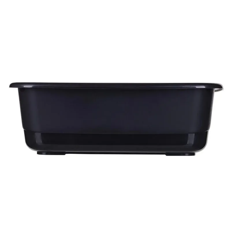 Kačių tualetas Ferplast Nip 10, juoda sp., atviras, 47 cm x 36 cm x 15 cm