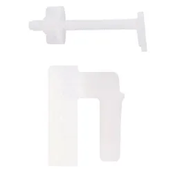 Hoidik wc kaane jaoks Friulsider 61805O, plastik, 7.5 cm, DIA 8 mm, 2 tk