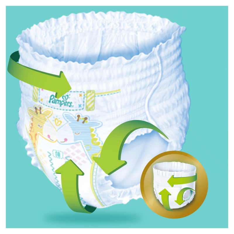 Pampers Premium Care Pants, Izmērs 4, 38 Biksītes, 9-15 kg