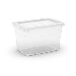 Mantu kaste KIS. 16 l. caurspīdīga. 38.5×25.5×23.5 cm