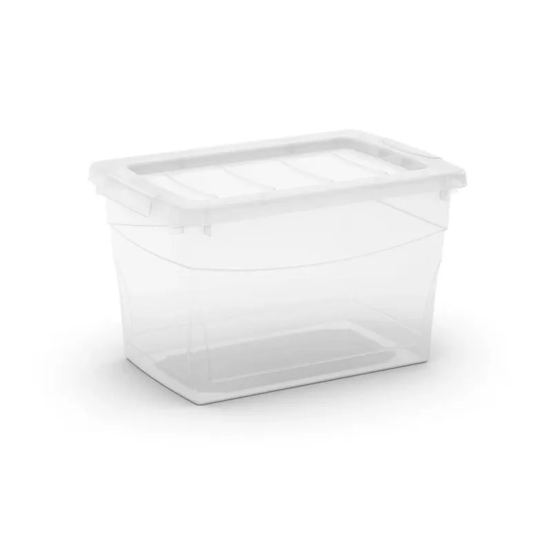 Uzglabāšanas kaste ar vāku, paredzēts uzglabāšanai Kis 8609000 0202, 16 l, caurspīdīga krās., 38.5 x 25.5 x 23.5 cm