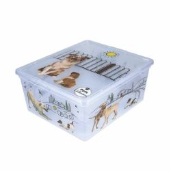 Lietu kaste Kis M. 18 l. caurspīdīga. 400 x 340 x 170 mm