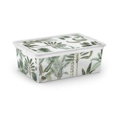 Lietu kaste KIS. 11 l. caurspīdīga. zaļa. 37×26×14 cm