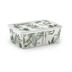 Storage Box KIS. 11 l. clear. green. 37×26×14 cm