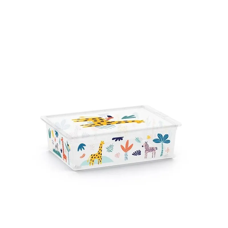 Uzglabāšanas kaste ar vāku Kis C Box Style, 31 l, daudzkrāsaina, 55 x 38.5 x 16.5 cm