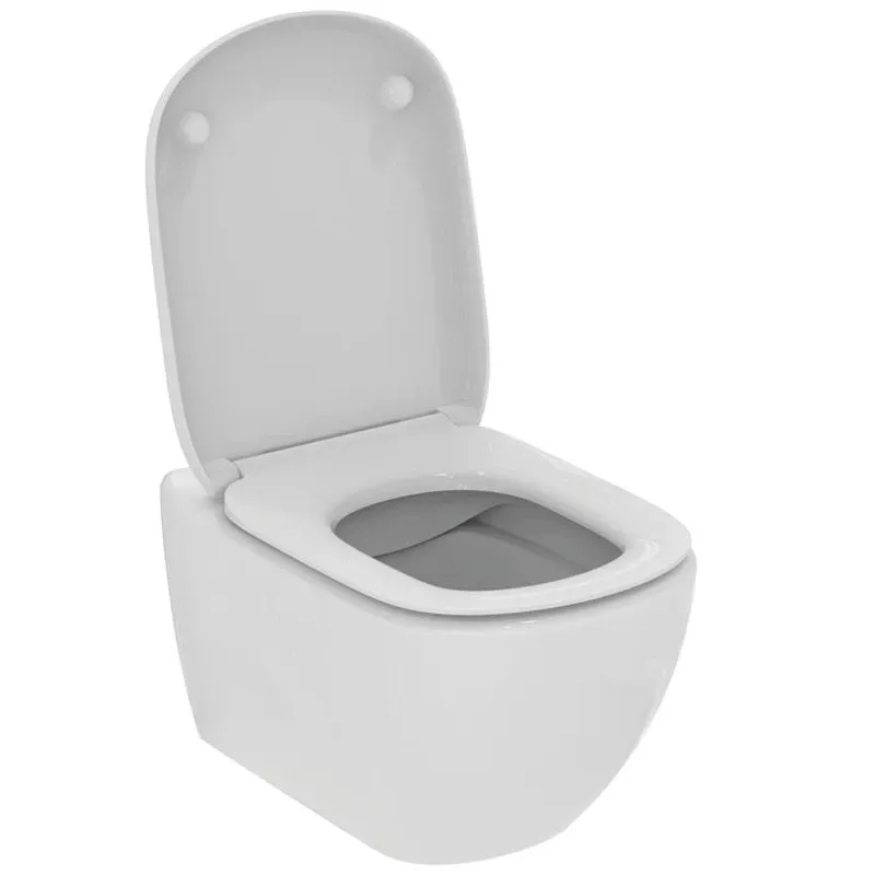 Tualete, pakarināms Ideal Standard Tesi, ar vāku, 365 mm x 535 mm