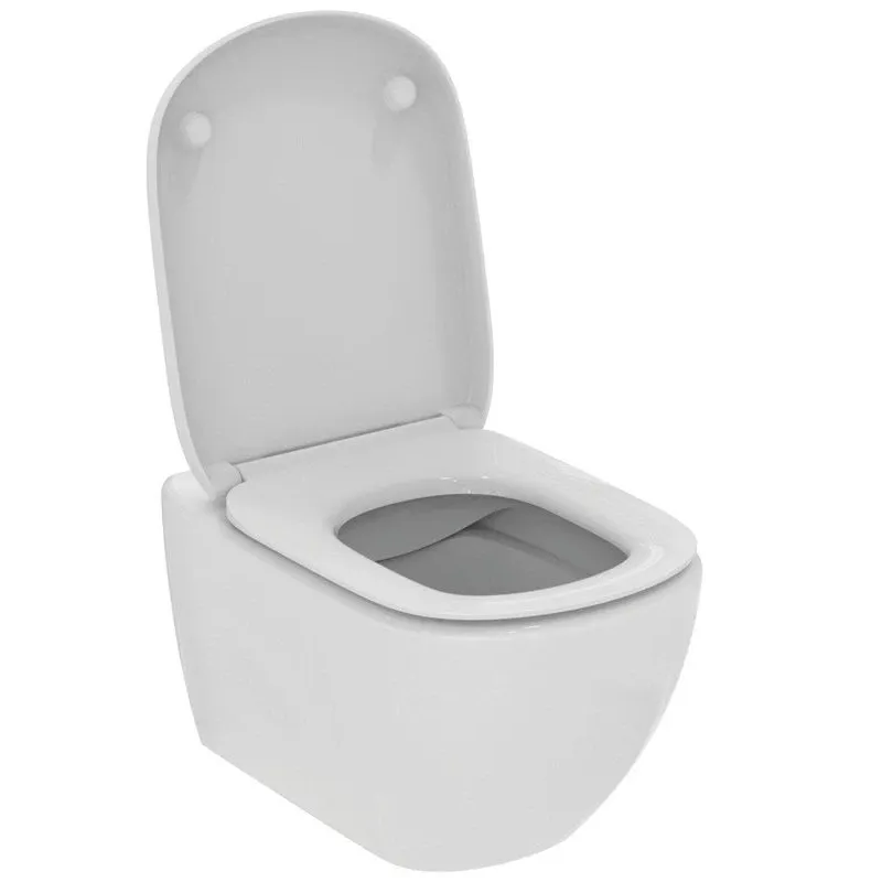 Tualete, pakarināms Ideal Standard Tesi, ar vāku, 365 mm x 535 mm