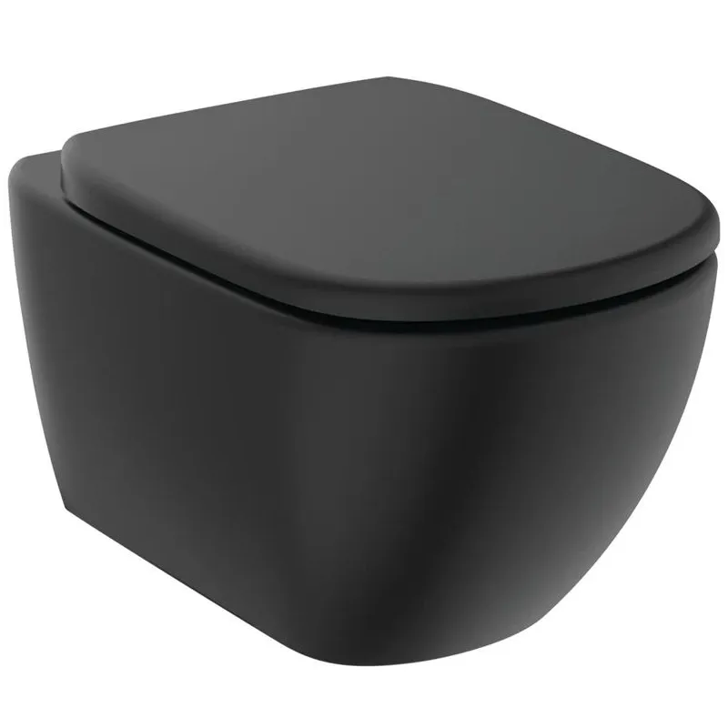 Tualete, pakarināms Ideal Standard Tesi, ar vāku, 365 mm x 533 mm