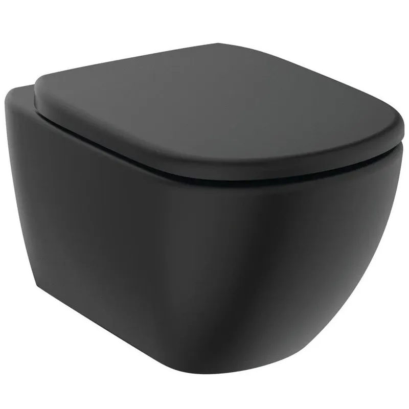 Tualete, pakarināms Ideal Standard Tesi, ar vāku, 365 mm x 533 mm