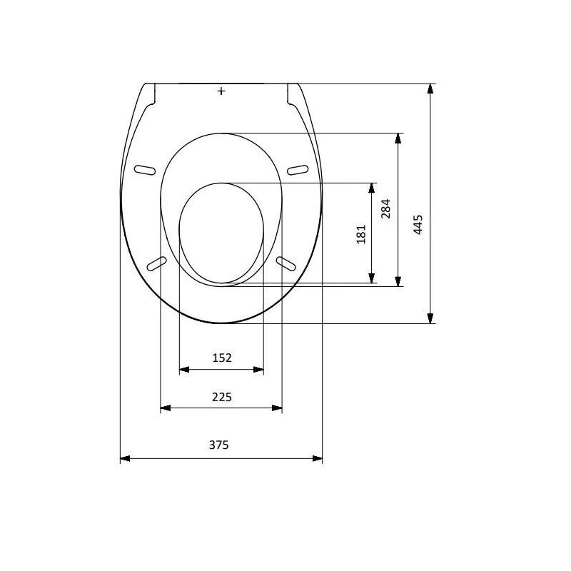 Unitazo vāks Saniplast NEW EVEREST, balts