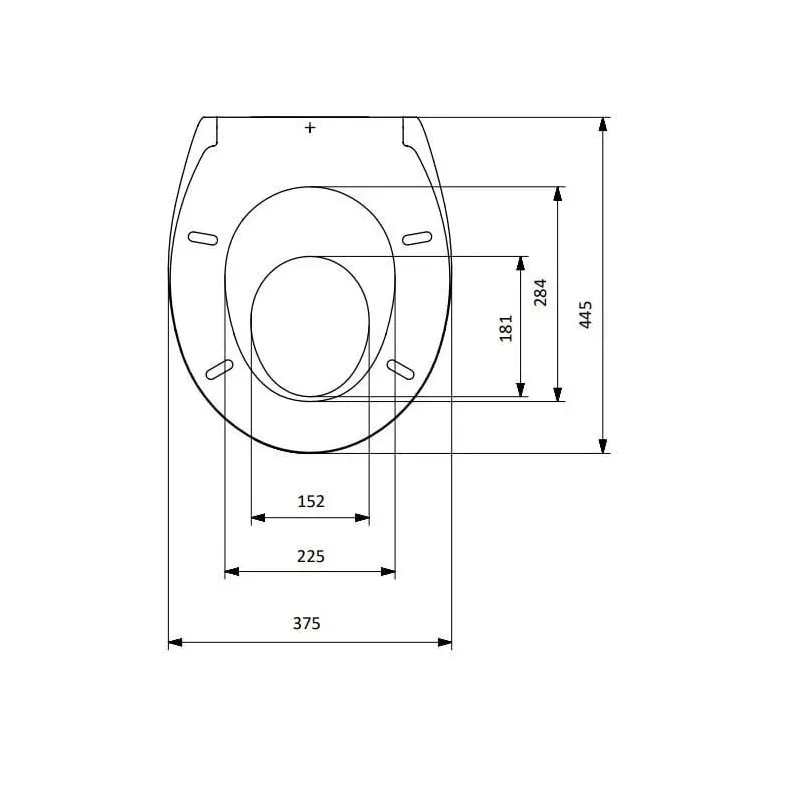 Unitazo vāks Saniplast NEW EVEREST, balts