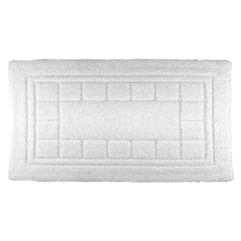 Vannas istabas paklājs Saniplast Sibylle 324143, balta krās., 90 cm x 55 cm