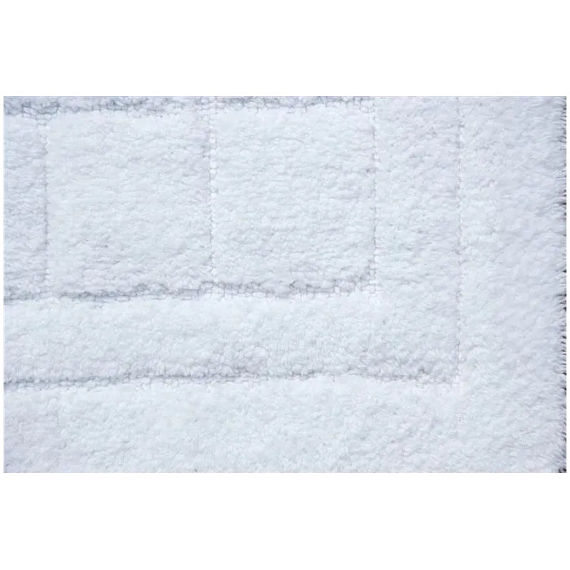 Vannas istabas paklājs Saniplast Sibylle 324143, balta krās., 90 cm x 55 cm