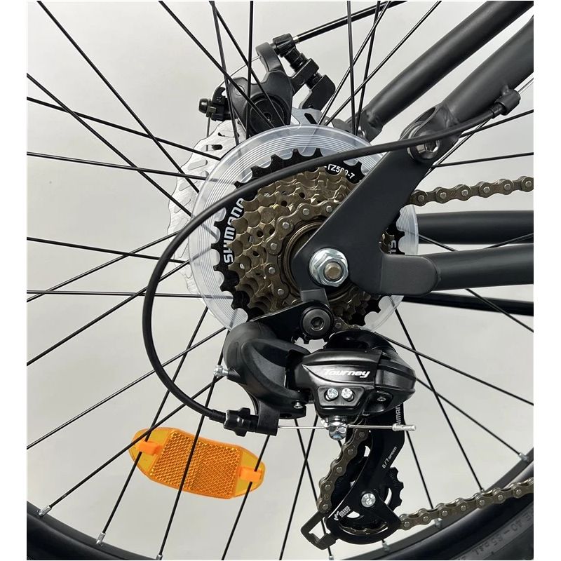 Velosipēds kalnu Outliner. 24 ". melna-zaļa