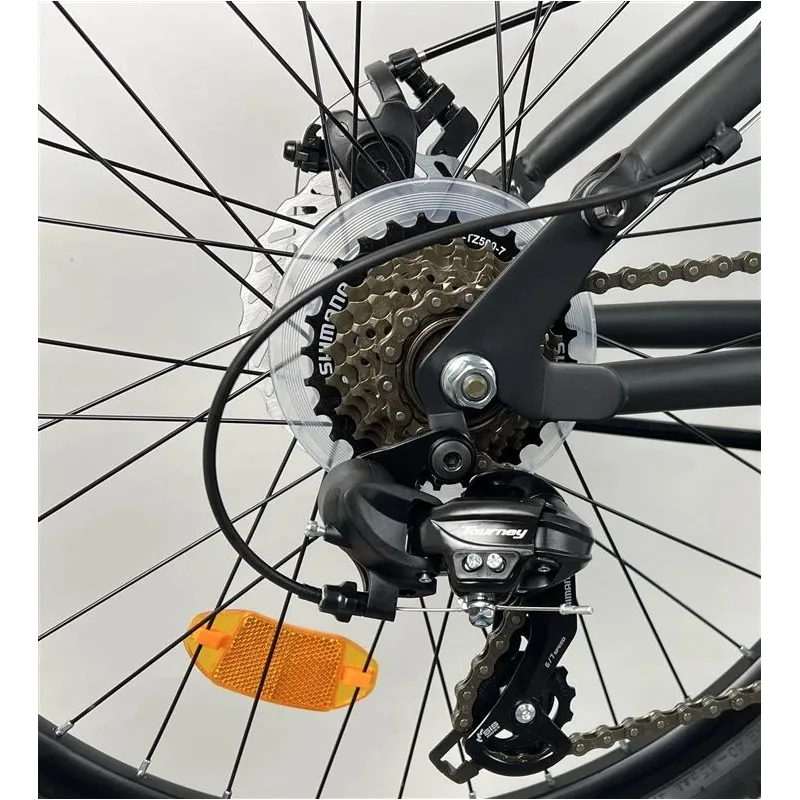 Velosipēds kalnu Outliner, 24 , 14 rāmis, melna-zaļa