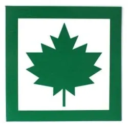 Magnetic sign maple leaf
