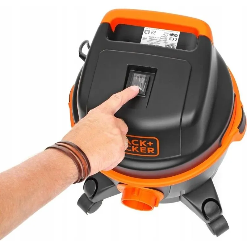 Celtniecības putekļu sūcējs Black & Decker BXVC15PE, 15 l