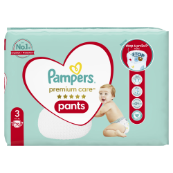 Pampers Premium Care Pants, Izmērs 3, 140 Autiņbiksītes, 6-11 kg