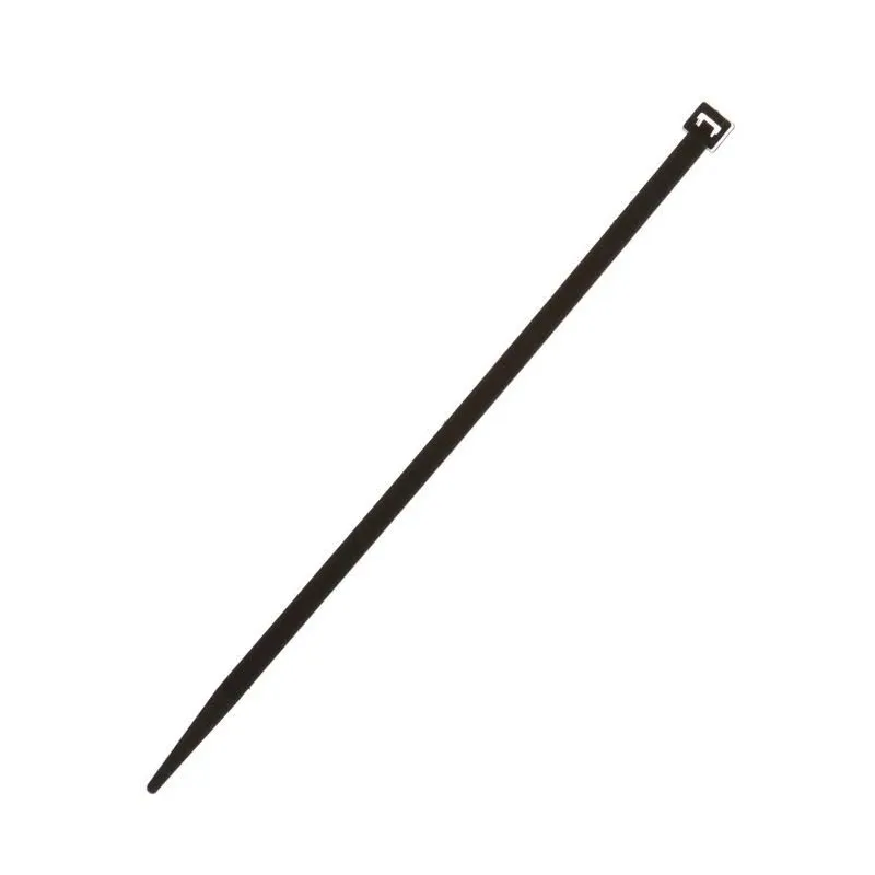 Stiprināšanas siksna Elematic, poliamīds, melna krās., 160 mm x 4.5 mm