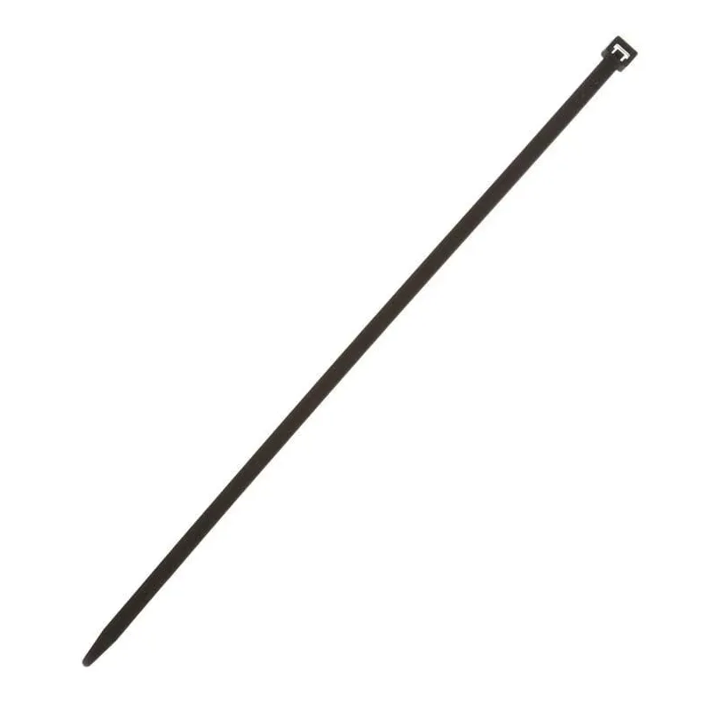 Stiprināšanas siksna Elematic, poliamīds, melna krās., 365 mm x 7.5 mm